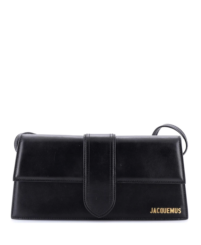 Pre-Owned Jacquemus Long Le Bambino Flap Shoulder Bag Leather