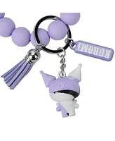 Kuromi Beaded Multi-Charm Keychain