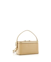 Pre-Owned Salvatore Ferragamo Gancini Vanity Case Leather
