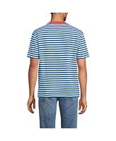 Lands' End Men's Short Sleeve Super-t Crew Relaxed Fit Tee