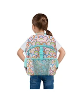 Generic Colorful Rainbow Collage 2-Piece 16” Backpack & Lunch Kit Set