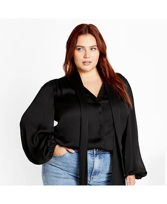 City Chic Plus Aria Shirt
