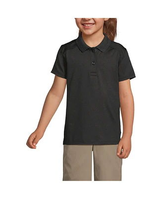 Lands' End Girls Short Sleeve Feminine Fit Rapid Dry Polo Shirt