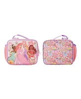 Disney Princess Characters On Floral Print 8” Lunch Kit