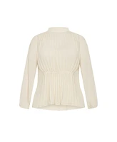 City Chic Plus Cross Lane Shirt