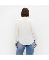 City Chic Plus Manor Road Shirt
