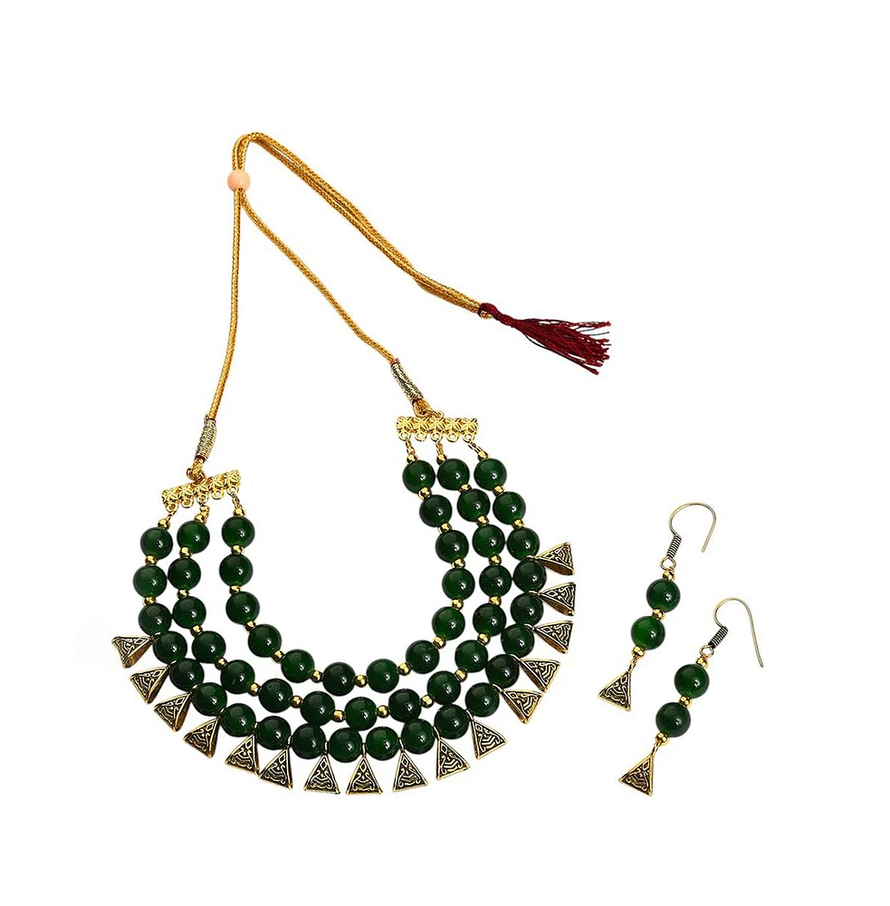 Sohi Bead-Layered Jewellery Set