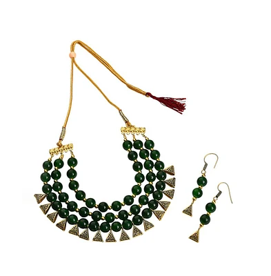 Sohi Bead-Layered Jewellery Set