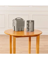 ECR4Kids 4-Compartment Small Caddy, Grey, 6-Pack