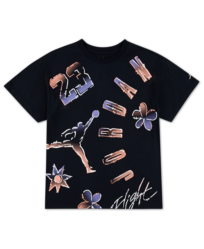 Jordan Big Girls 23 Throwback T-Shirt