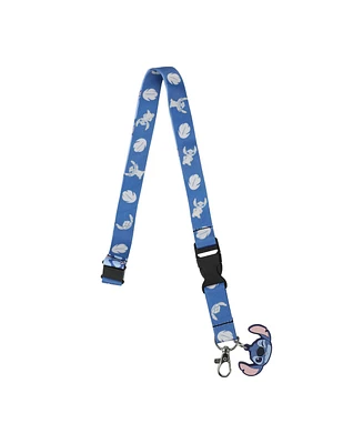 Disney Stitch Ohana Means Family Blue 22” Lanyard