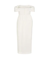 City Chic Plus Forbidden Love Maxi Dress