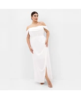 City Chic Plus Forbidden Love Maxi Dress
