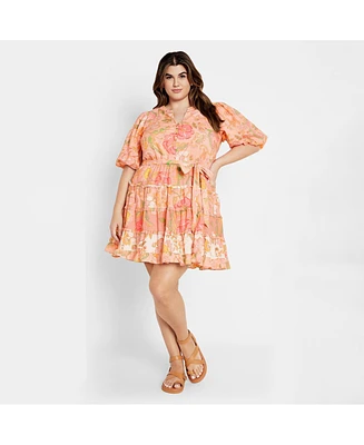 City Chic Plus Leona Dress
