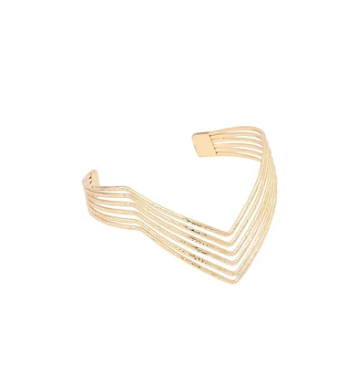 Sohi Ribbed Statement Armlet