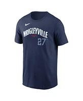 Nike Men's Seiya Suzuki Navy Chicago Cubs Fuse City Connect Name Number T-Shirt