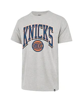 '47 Brand Men's Gray New York Knicks Walk Talk Franklin T-Shirt