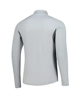 Adidas Men's Silver New England Revolution 2025 Aeroready Quarter-Zip Long Sleeve Training Sweatshirt