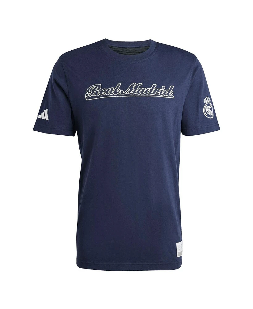 Adidas Men's Blue Real Madrid Us Pack T-Shirt