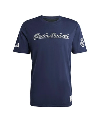 Adidas Men's Blue Real Madrid Us Pack T-Shirt