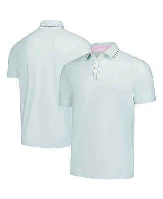 Puma Men's Mint Arnold Palmer Tipped Jacquard Polo Shirt