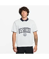 Nike Men's White Usmnt Club Knit Polo Shirt