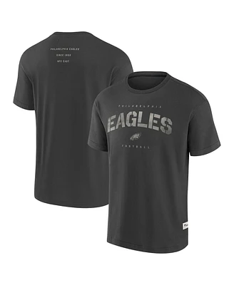 Fanatics Men's Charcoal Philadelphia Eagles Elements Weathered Tonal Future Ground T-Shirt