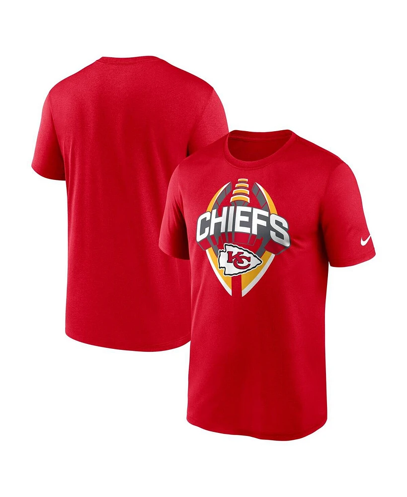 Nike Men's Red Kansas City Chiefs Big Tall Primetime Legend Icon Performance T-Shirt