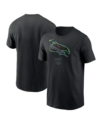 Nike Men's Black Tampa Bay Rays City Connect Large Logo T-Shirt