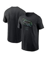 Nike Men's Black Tampa Bay Rays City Connect Large Logo T-Shirt