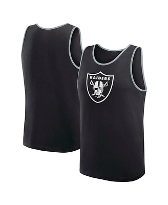 Logo Athletic Men's Black Las Vegas Raiders Unmatched Success Tank Top