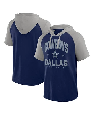 Logo Athletic Men's Navy Dallas Cowboys Prime Hoodie T-Shirt