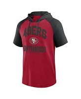 Logo Athletic Men's Scarlet San Francisco 49ers Prime Hoodie T-Shirt