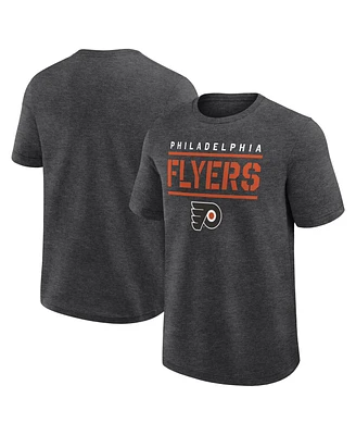 Logo Athletic Men's Heather Charcoal Philadelphia Flyers Top Notch T-Shirt