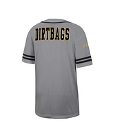 Colosseum Men's Gray Cal State Long Beach the Free Spirited Baseball Jersey