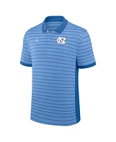 Jordan Men's Carolina Blue North Tar Heels 2025 Early Season Coaches Sideline Victory Stripe Performance Polo Shirt