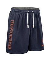 Nike Men's Navy Denver Broncos Sideline Reversible Performance Shorts