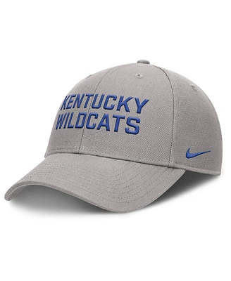 Nike Men's Gray Kentucky Wildcats Rise Practice Adjustable Hat