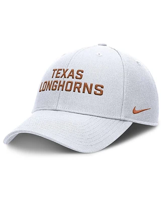 Nike Men's White Texas Longhorns Rise Practice Adjustable Hat