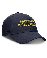 Nike Men's Navy Michigan Wolverines Rise Practice Adjustable Hat
