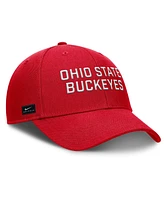 Nike Men's Scarlet Ohio State Buckeyes Rise Practice Adjustable Hat