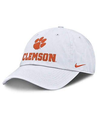 Nike Men's White Clemson Tigers 2025 Sideline Club Adjustable Hat