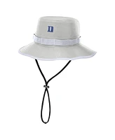 Nike Men's Gray Duke Blue Devils 2025 Sideline Apex Boonie Performance Bucket Hat