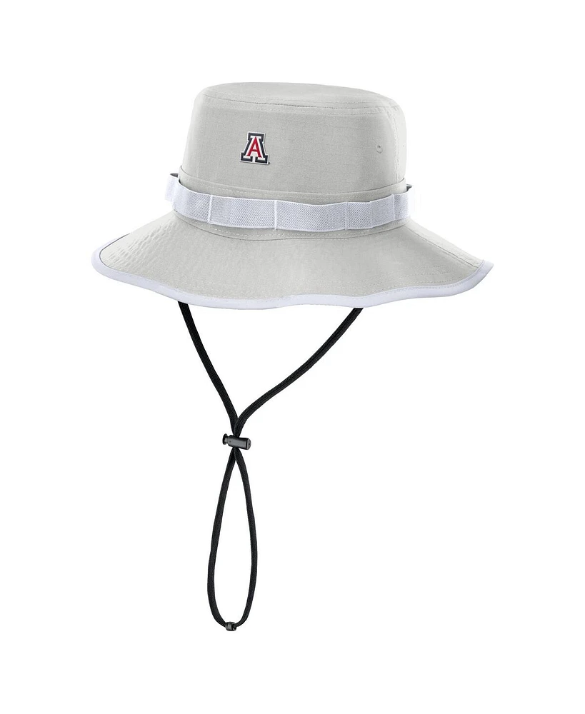 Nike Men's Gray Arizona Wildcats 2025 Sideline Apex Boonie Performance Bucket Hat