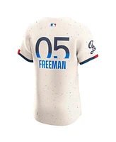 Nike Men's Freddie Freeman Cream Los Angeles Dodgers City Connect Elite Jersey