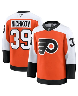 Fanatics Men's Matvei Michkov Orange Philadelphia Flyers Home Premium Jersey