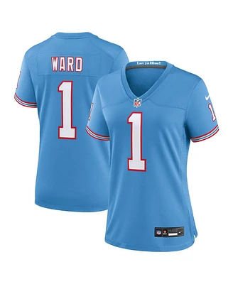 Nike Women's Cam Ward Light Blue Tennessee Titans 2025 Nfl Draft 2nd Alternate Game Jersey