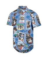 Reyn Spooner Men's Blue Elvis Presley Hawaii Tailored Button-Down Shirt