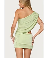 Edikted Women's Fiora One Shoulder Cutout Mini Dress