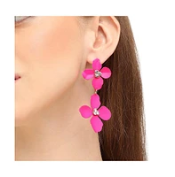 Sohi Maxi Floral Drop Earrings